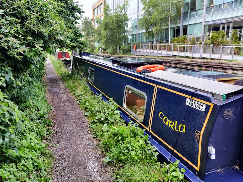 Our first mooring location aboard Carla, Uxbridge